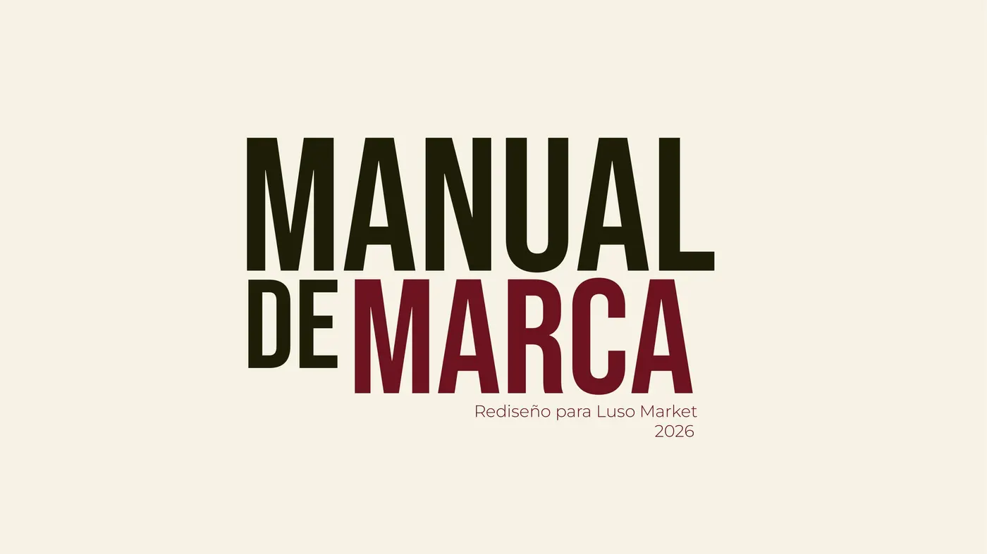 Luso Market — Portada del manual