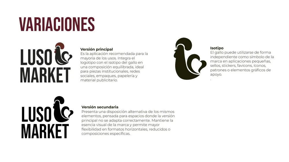 Luso Market — Variaciones de uso