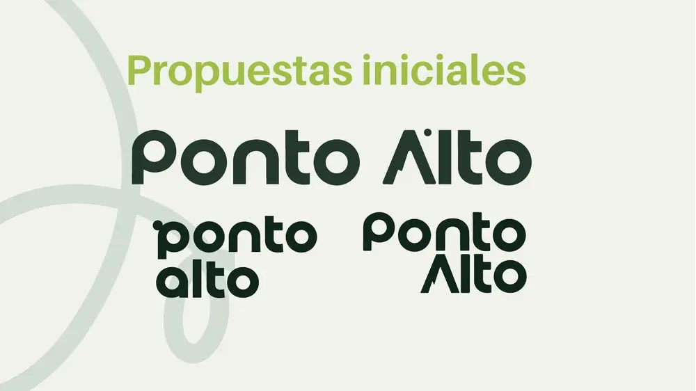 Ponto Alto — Propuestas iniciales
