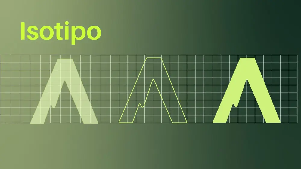 Ponto Alto — Construcción del isotipo